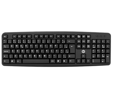 TECLADO USB BASIC PRETO - BRIGHT Lojas Encopel