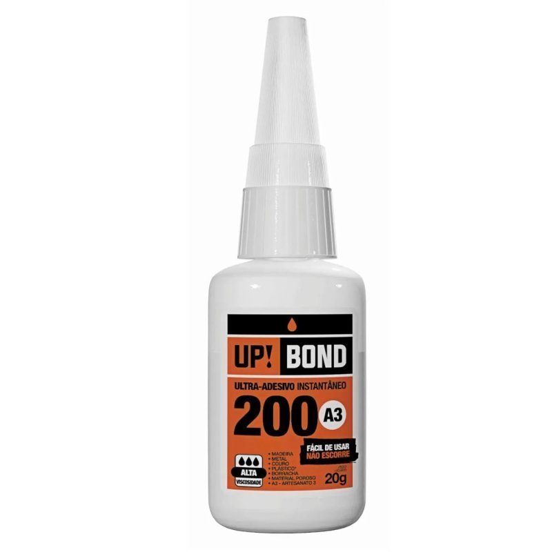 COLA INSTANTÂNEA ALTA VISCOSIDADE 20G 200A3 ? UP! BOND Lojas Encopel